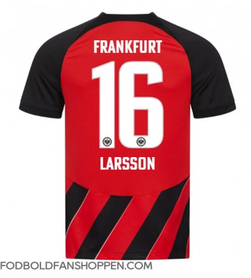 Eintracht Frankfurt Hugo Larsson #16 Hjemmebanetrøje 2023-24 Kortærmet